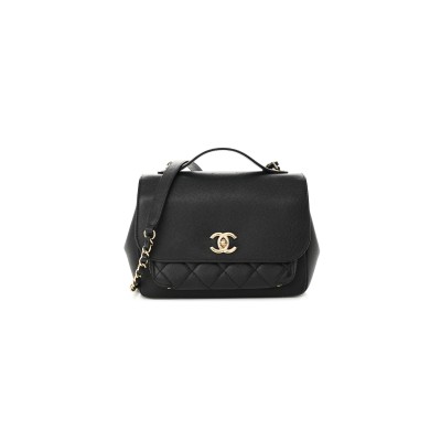 CHANEL CAVIAR QUILTED MEDIUM BUSINESS AFFINITY FLAP 1258730 (23*16*8cm)